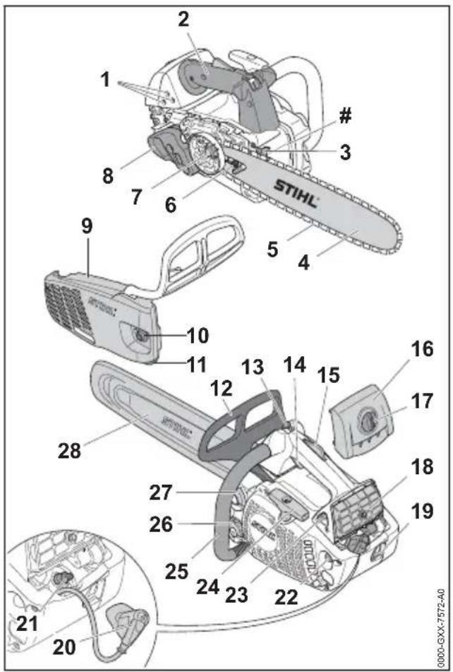 STIHL MS 194 T - Motorsäge - 1
