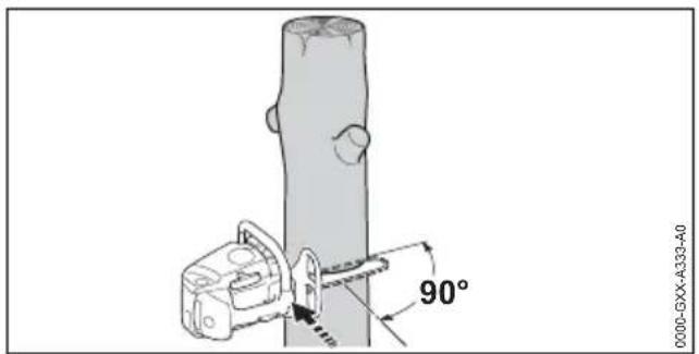 STIHL MS 194 T - Abbattimento - 2