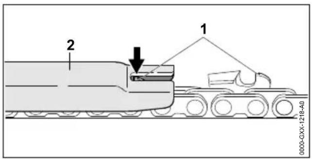 STIHL MS 194 T - Contrôle de la chaîne - 1