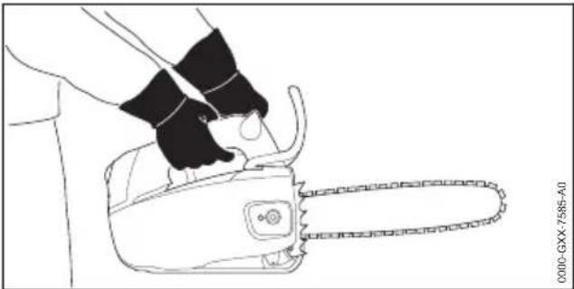 STIHL MS 194 T - Motorsäge halten und führen - 1