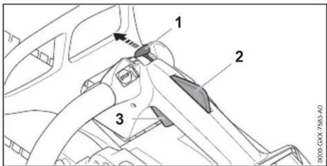 STIHL MS 194 T - Spegnere il motore - 1