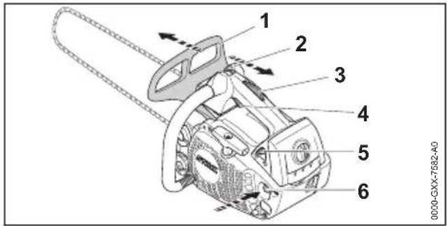 STIHL MS 194 T - Avviare il motore - 1