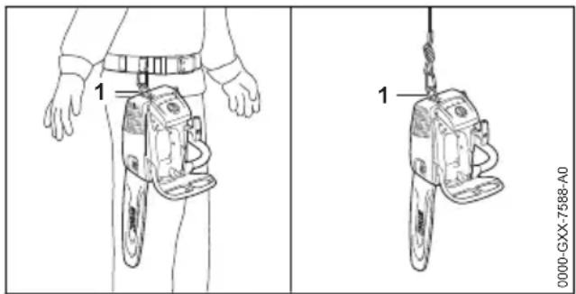 STIHL MS 194 T - Kettingzaag vervoeren - 1