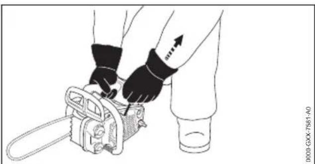 STIHL MS 194 T - Motor starten - 2