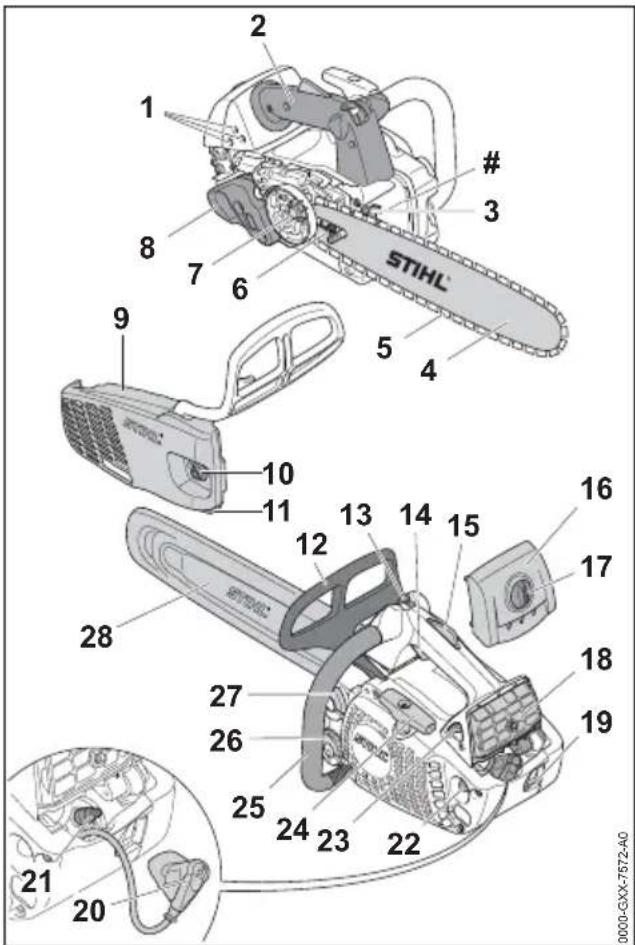 STIHL MS 194 T - Motosega - 1