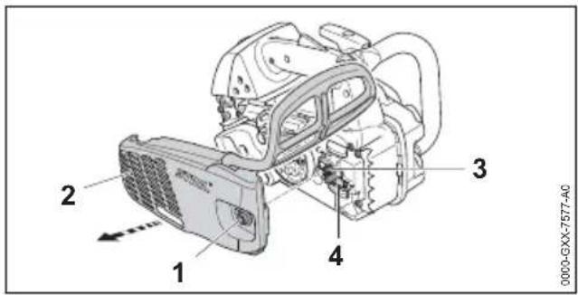 STIHL MS 194 T - Zaagblad en zaagketting monteren - 1