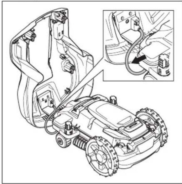 HUSQVARNA Automower 405X - Nettoyage du chassis et du disque de coupe - 3
