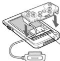 SONY Clié PEGAGC10 - Mise en place de la manette (Game Controller) sur l'ordinaire de poche ( - 1