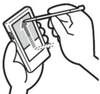 SONY Clié PEGNX73V - Personnalisation des activités de trace de stylet plein écran - 1