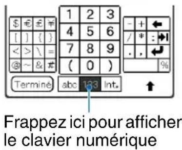 SONY Clié PEGNX73V - Saisie de texte - 6
