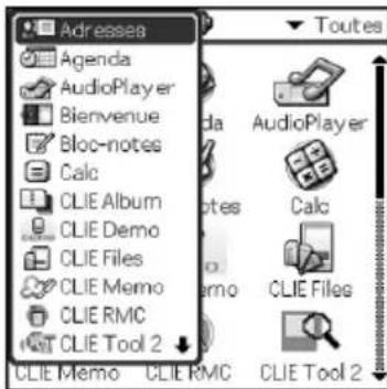 SONY Clié PEGNX73V - Frappez OK. - 1