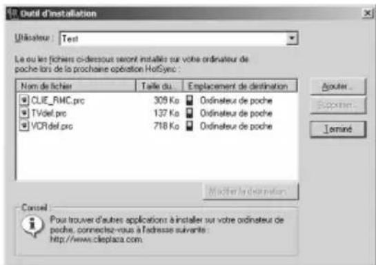 SONY Clié PEGNX73V - Installation à partir de votre ordinateur de bureau - 2