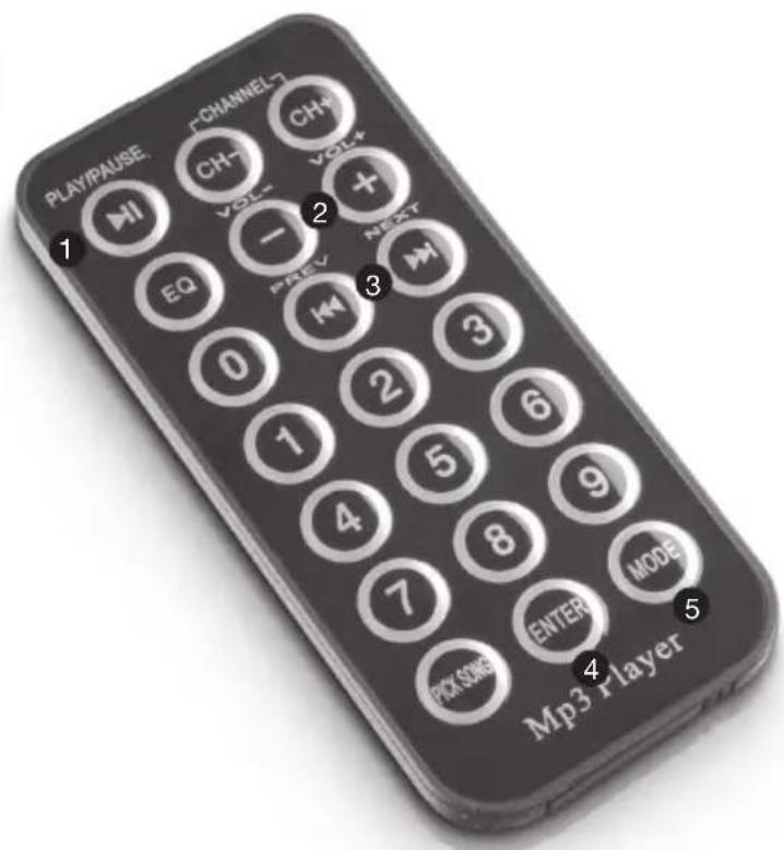 LD Systems RoadJack 8 - INFRAROT FERNBEDIENUNG (BLUETOOTH): - 1