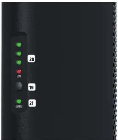 LD Systems Maui 5 Go - EMBASE SECTEUR ET PORTE-FUSIBLE - 1