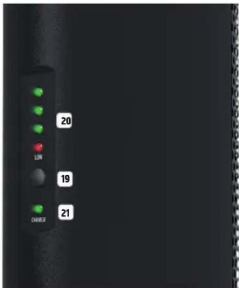 LD Systems Maui 5 Go - NETZBUCHSE UND SICHERUNGSHALTER - 1