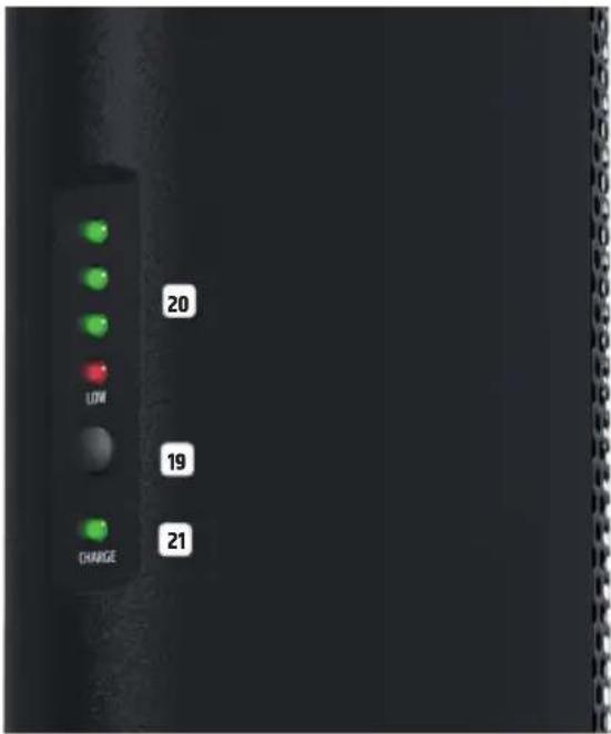 LD Systems Maui 5 Go - GNIAZDO SIECIOWE I PODSTAWA BEZPIECZNIKOWA - 1