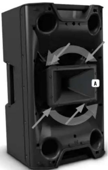 LD Systems ICOA 15 A BT - ROTATE TWEETER BY 90^ - 1