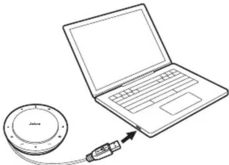 JABRA Speak 750 - Θύρα φόρτισης USB - 1