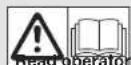 FLYMO SimpliGlide 330 - Symbols on the product: - 1
