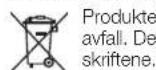 FLYMO SimpliGlide 330 - Avfallshandtering: - 1