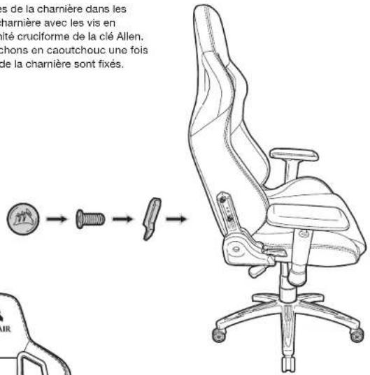 CORSAIR T3 Rush - INSTRUCTIONS DE MONTAGE DU T3 RUSH INSTRUCTIONS DE MONTAGE DU T3 RUSH - 2