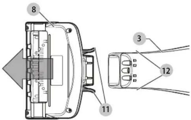 BLACK & DECKER HLVB315JP07 - Desinstalación de cepillo motorizado (Fig. H) - 1