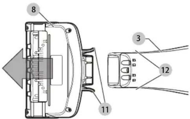 BLACK & DECKER HLVB315JP07 - Retirer la brosse à moteur (Fig. H) - 1