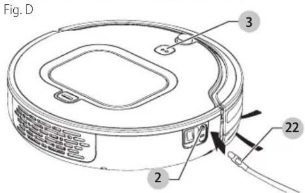 BLACK & DECKER HRV425BLP - Carga manual (Fig. D) - 1