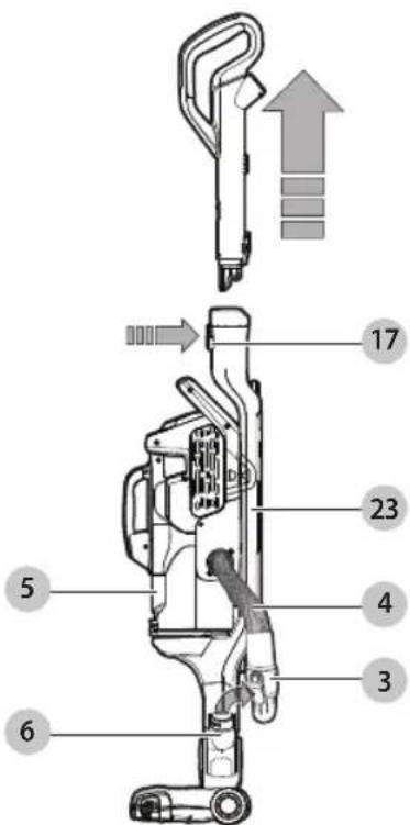 BLACK & DECKER HCUA525JPC - Utilisation de l'outil accessoire (Fig. L-0) - 1