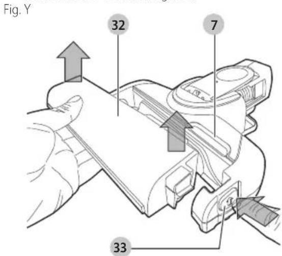 BLACK & DECKER HCUA525JPC - Removing and clearing the rotary brushes (Fig. Y, Z) - 1