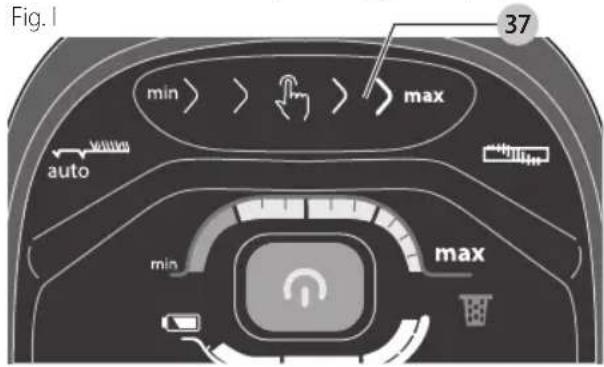 BLACK & DECKER HCUA525JPC - Fuerza de succion ajustable (Fig. 1) - 1