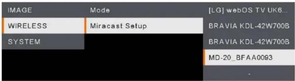 AVer AVerVision M70W - Miracast-Verbindung - 4