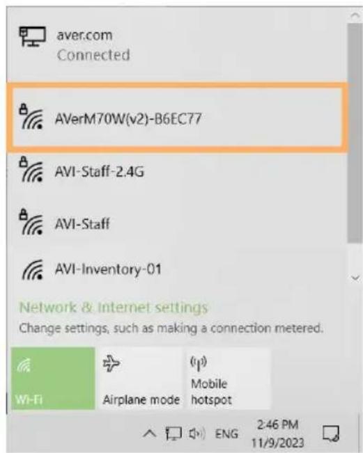 AVer AVerVision M70W - Method 2 - 5