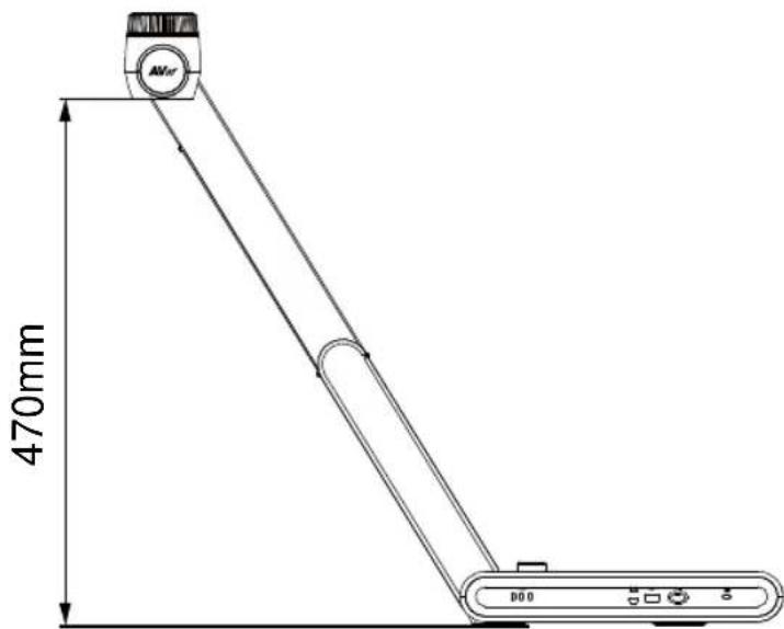 AVer AVerVision M70W - Champ de vision - 1