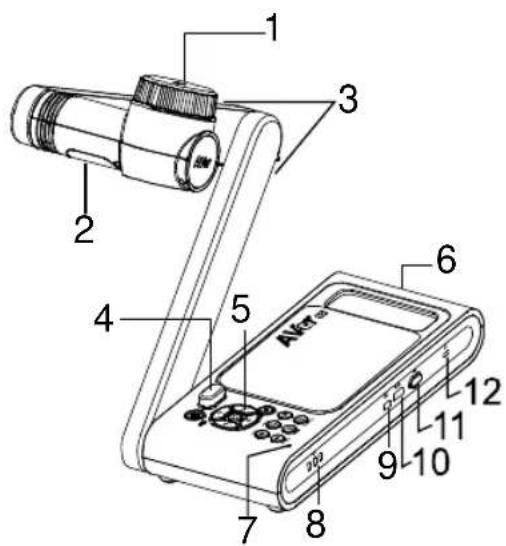 AVer AVerVision M70W - Parts Info - 1