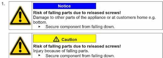 SIEMENS WM14VEH7NL - Removing door - 1