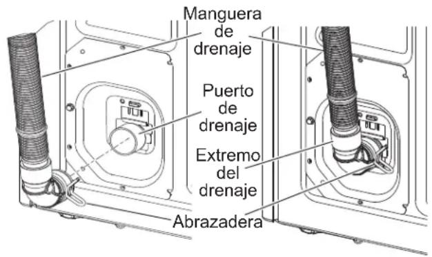 GE GTW755CSMWS - CONECTE LA MANGUERA DE DESAGÜE A LA LAVADORA - 2