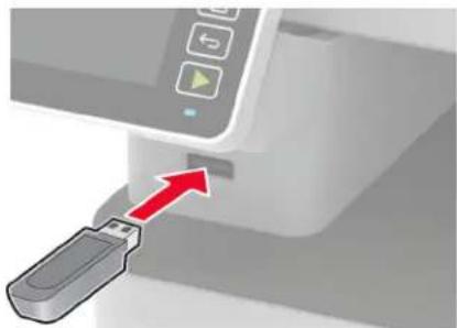 LEXMARK MB2236i - Numérisation vers un lecteur flash - 1