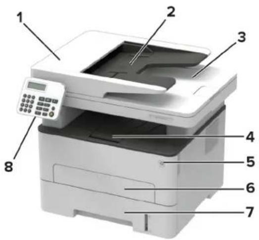 LEXMARK MB2236i - Configuration de l'imprimante - 1