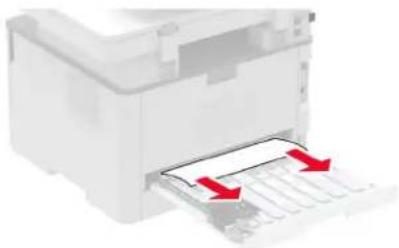 LEXMARK MB2236i - Bourrage papier dans l'unité d'impression recto verso - 1
