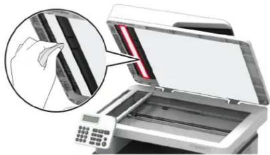LEXMARK MB2236i - Nettoyage du scanner - 3