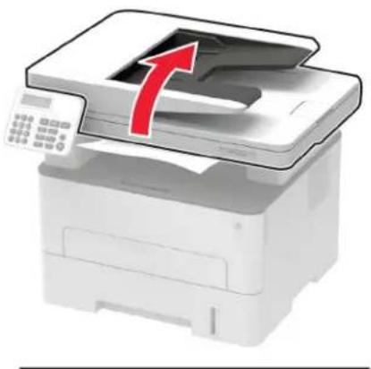 LEXMARK MB2236i - Bourrage papier dans le réceptacle standard - 1