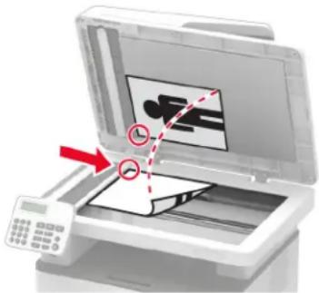 LEXMARK MB2236i - Vitre du scanner - 1