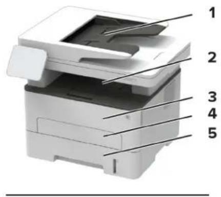LEXMARK MB2236i - Remarques : - 1