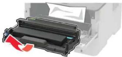 LEXMARK MB2236i - Bourrage papier dans la porte avant - 2