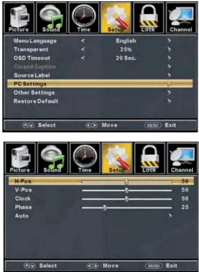 Proscan PLDED5068A - PC Setting - 1