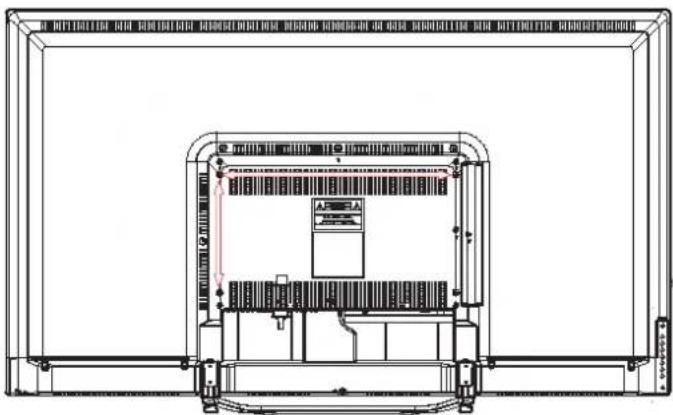 Proscan PLDED5068A - Rear View Mounting Pattern - 1