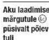 GARDENA PowerJet 18V P4A - Laadijal olev märgutuli [ joonis O3]: - 1