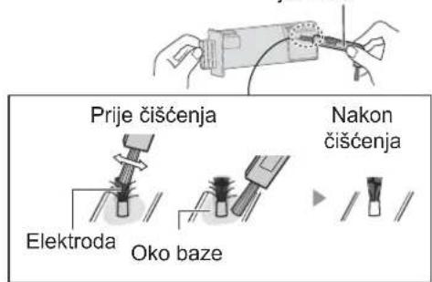 SHARP FPJ80EUW - Uklonite prasinu iz odjeljka elektroda. Četka za cisćenie - 1