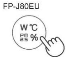 SHARP FPJ80EUW - SELECTING DISPLAY - 1